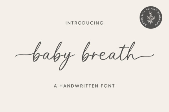 Baby Breath Font for Web Design