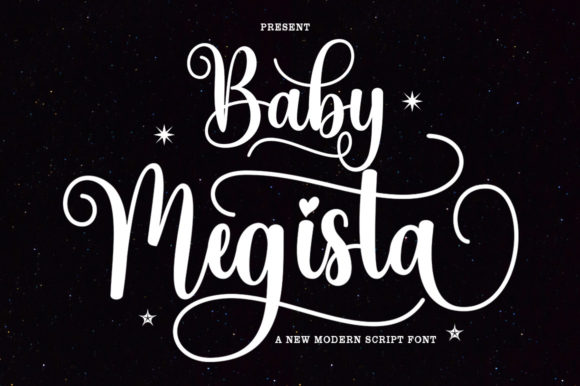 Baby Megista: A Script Font for Modern Branding