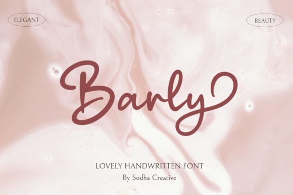Barly - Cute Script for Branding Projects