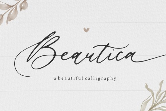 Beautica Beautiful Calligraphy Review for Design Projects