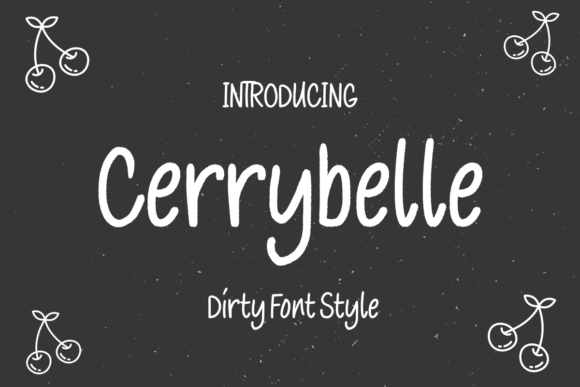 Cerrybelle: A Handwritten Font for Modern Editorial Design