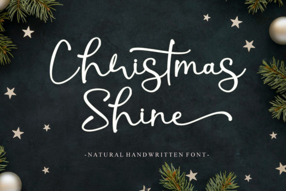 Christmas Shine: A Designer’s Take on a Festive Display Font