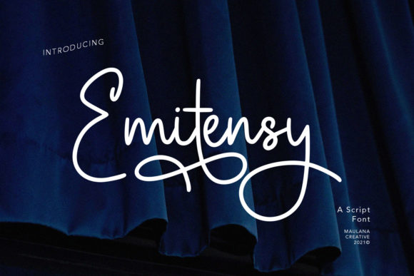 Emitensy Script: A Font That Elevates Brand Identity