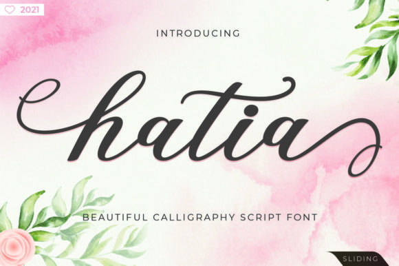 Enhance Your Designs with Hatia Script Font