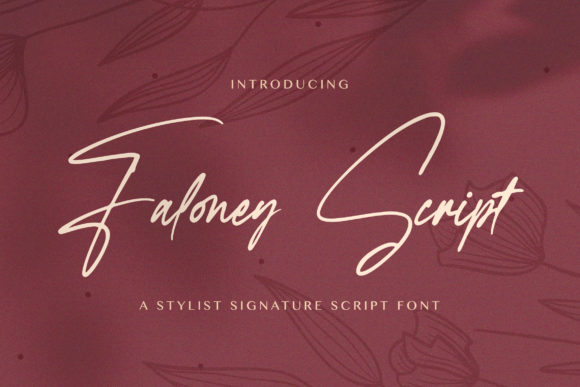 Faloney Script: A Luxurious Touch for Branding Projects