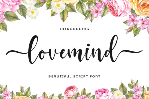 Lovemind Script - A Handwritten Typeface for Editorial Design