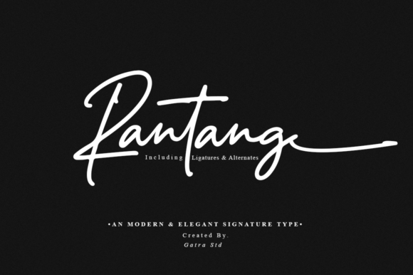 Rantang: A Stylish Script Font for Modern Branding