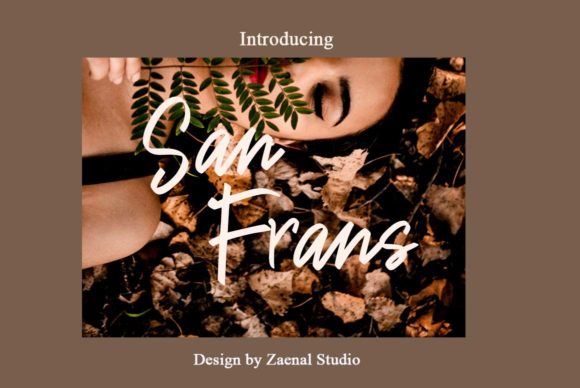 San Frans: A Handwritten Font for Editorial Elegance
