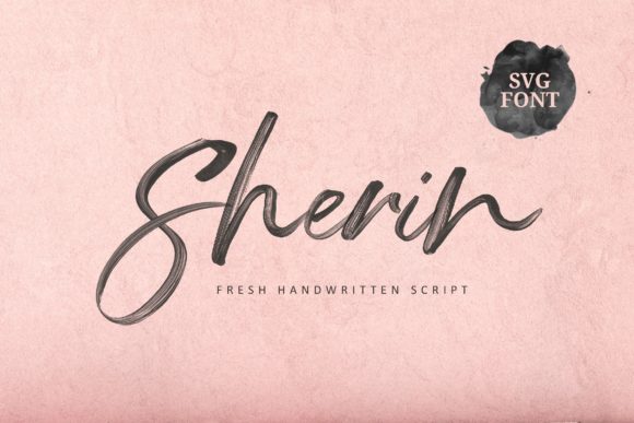 Sherin: A Luxurious Script Font for Editorial Design