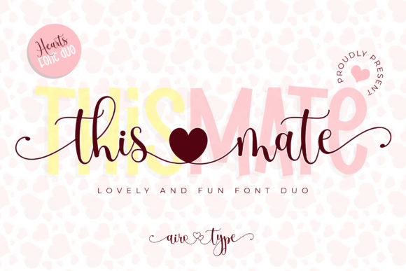 This Mate Font for Handmade and Commercial Projects