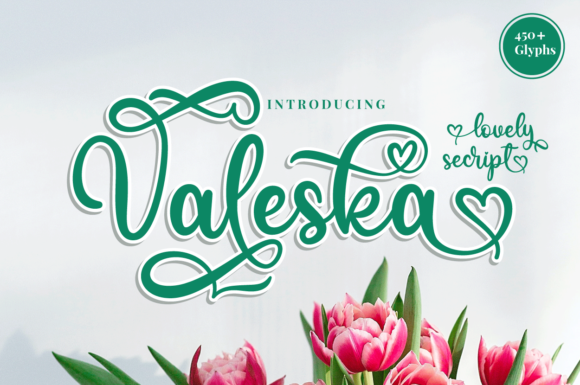 Valeska: A Romantic Typeface for Luxurious Branding