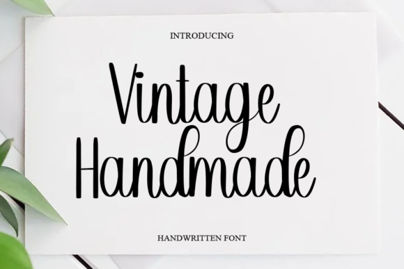 Vintage Handmade Font for Timeless Branding