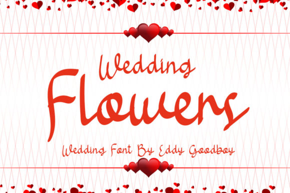 Wedding Flowers Font for Branding and Design