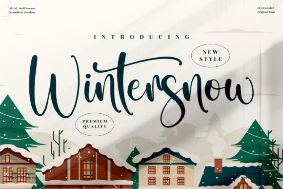 Wintersnow: A Timeless Script Font for Digital Design