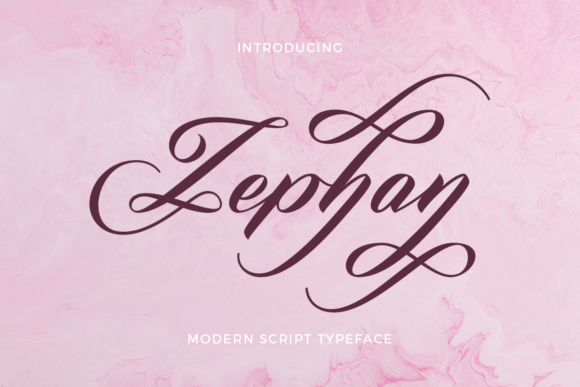 Zephan: A Modern Script Font for Professional Branding